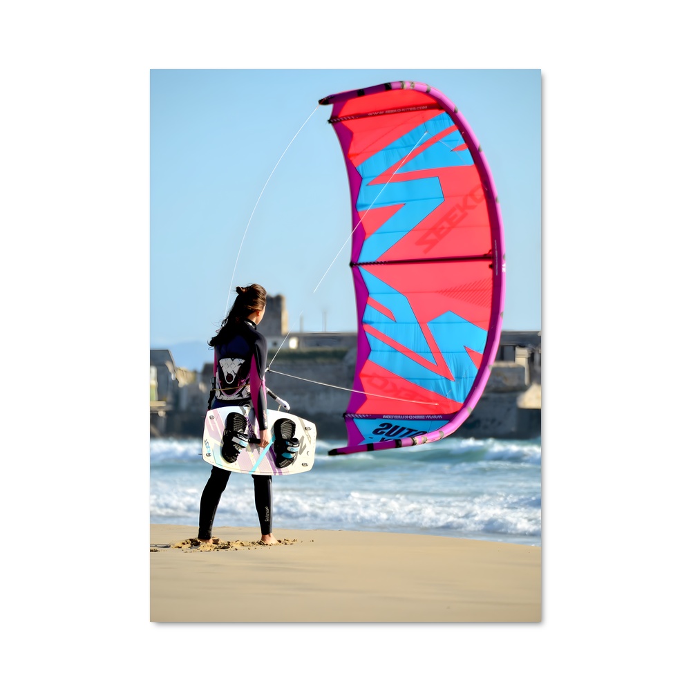 Poster Kitesurfing Évasion